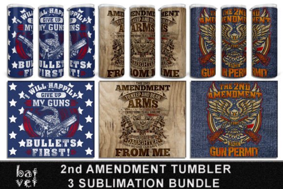 Download 2nd Amendment Sublimation Tumbler Design - Sublimation tumbler Collection