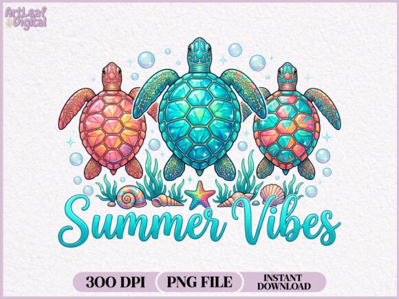 Download Summer Vibes Sea Turtle PNG - Turtle Collection