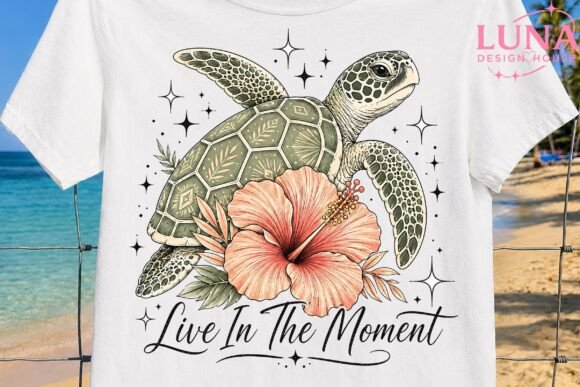 Download Sea Turtle Hibiscus Flower PNG Clipart - Turtle Collection