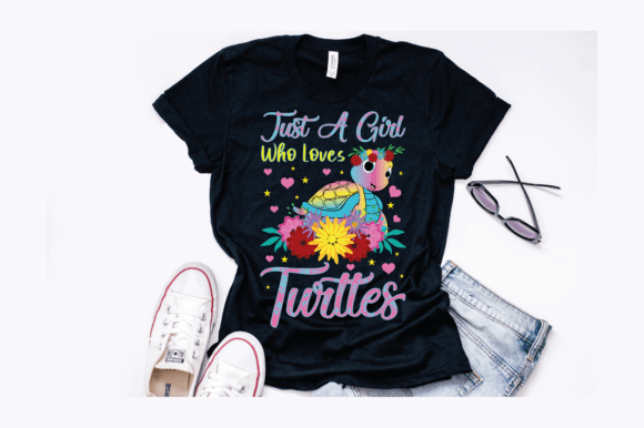 Download Just a Girl Who Loves Turtles Design - Turtle Collection