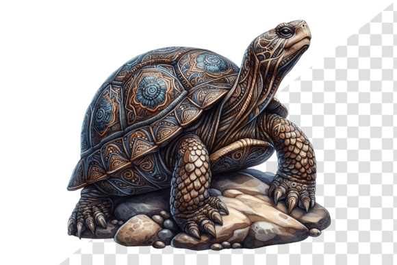 Download Regal Turtle Watercolor Clipart - Turtle Collection