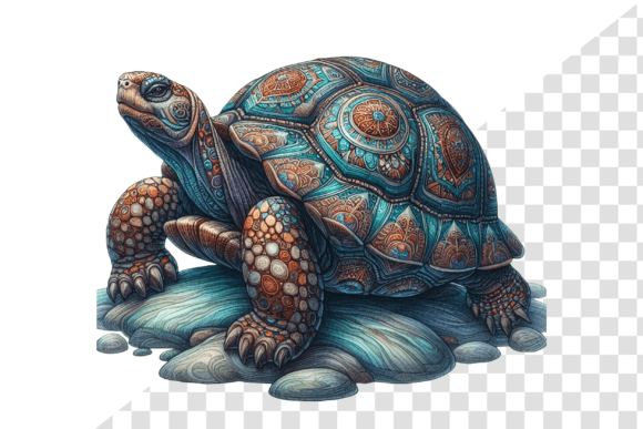 Download Regal Turtle Watercolor Clipart - Turtle Collection