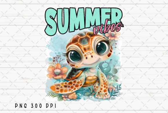 Download Summer Vibes Turtle Surf Summertime Kids - Turtle Collection