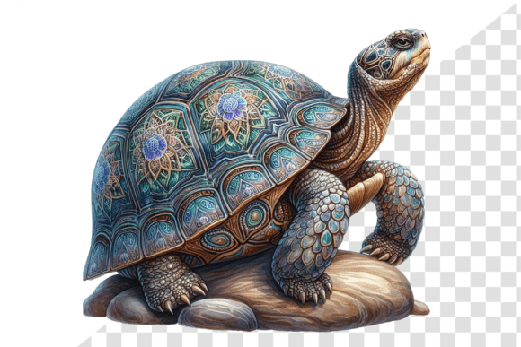 Download Regal Turtle Watercolor Clipart - Turtle Collection