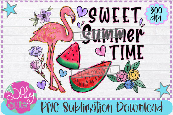 Download Sweet Summertime PNG, Pink Flamingo - Summertime Collection