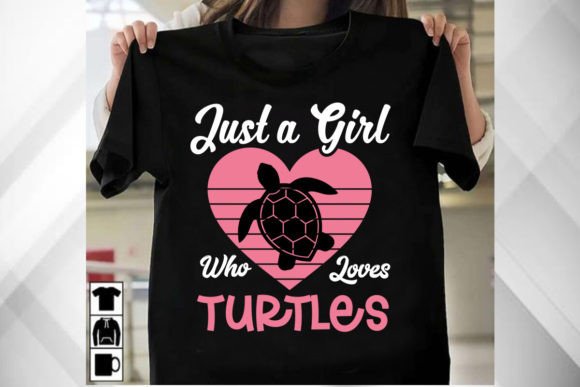 Download Just a Girl Who Loves Turtles Shirt - Turtle Collection