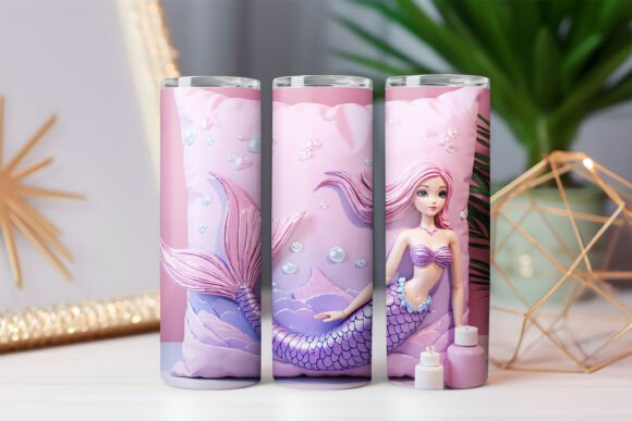 Download Pink Mermaid Sublimation Tumbler - Sublimation tumbler Collection