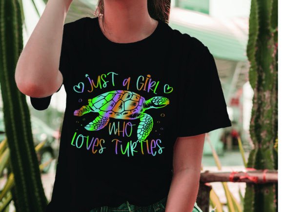 Download Just a Girl Who Loves Turtles Turtle Svg - Turtle Collection