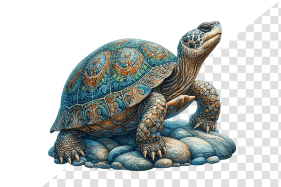 Download Regal Turtle Watercolor Clipart - Turtle Collection