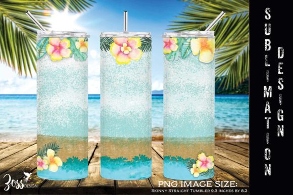 Download Flamingo Beach Tumbler Bundle - Premium Resources