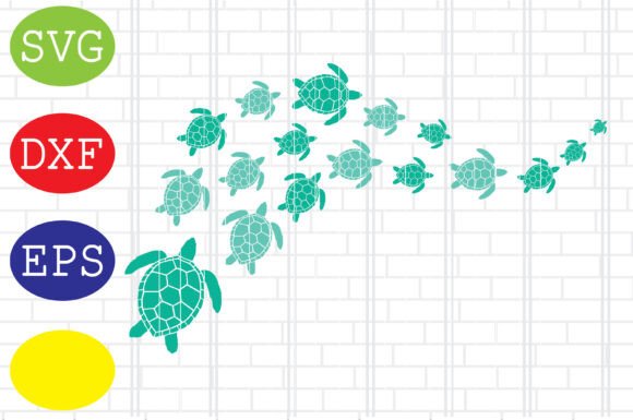 Download Sea Turtle Family Svg, Summer Beach Svg - Turtle Collection