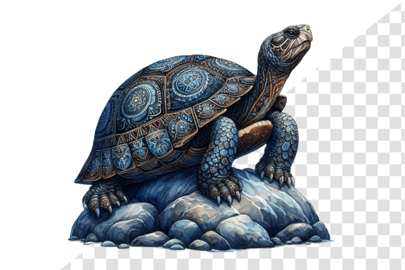 Download Regal Turtle Watercolor Clipart - Turtle Collection