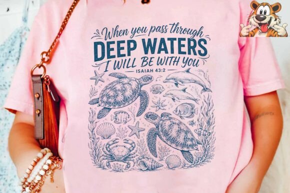 Download Ocean Bible Verse Sea Turtle PNG Design - Turtle Collection